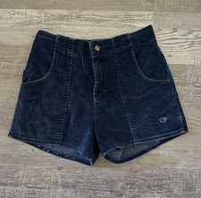Vintage 70s OP Ocean Pacific Corduroy Mens Shorts 32 Blue 4" inseam Old Tag