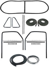 1951-53 Chevy Gmc Pickup Truck Complete Weatherstrip Set Without Trim Groove 1951-53 Chevy Gmc Pickup Truck Complete Weatherstrip Set Without Trim Groove