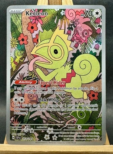Kecleon Illustration Rare Pokemon Trading Card Game: Surging Sparks 213/191 NM