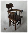 Antique Primitive, Folk Art, Miniature Windsor Chair — photo 4