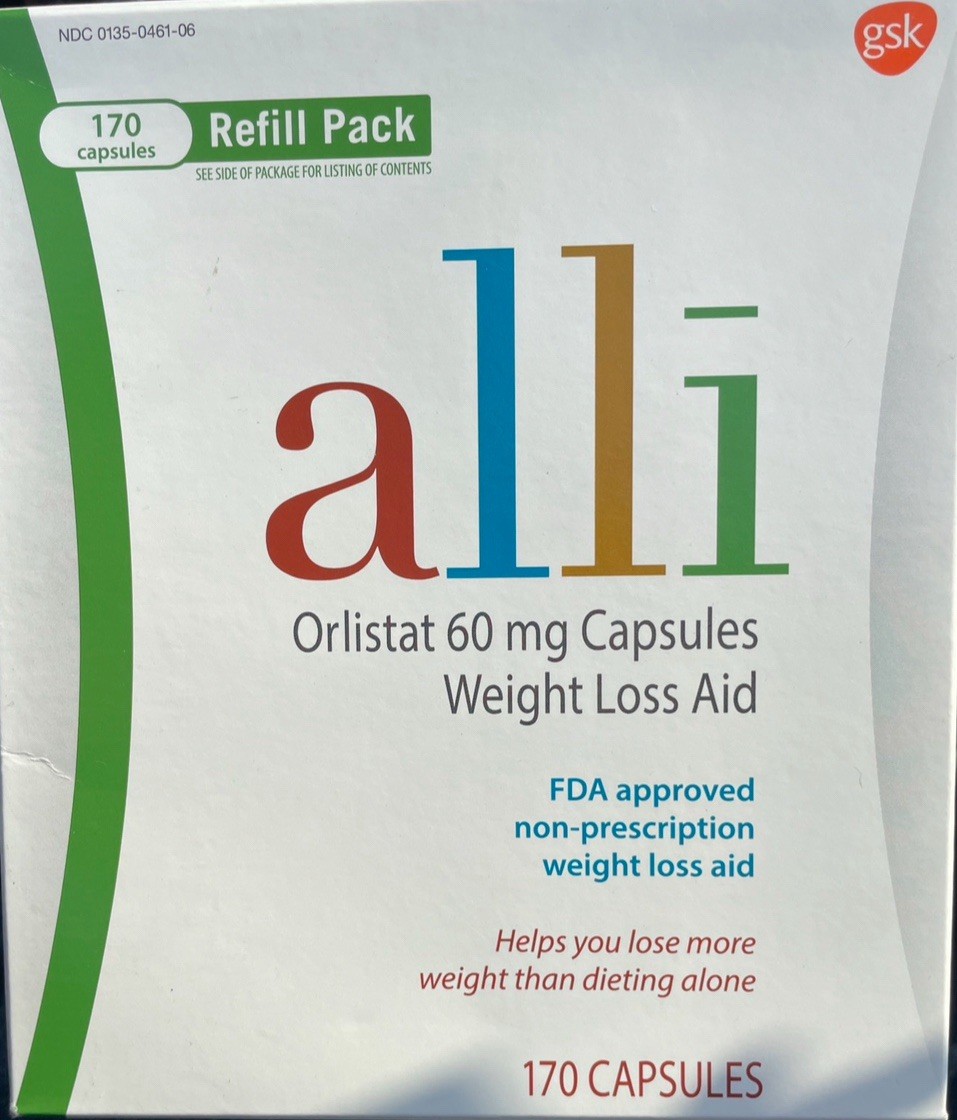 Diet Weight Loss Supplement Pills, Orlistat 60Mg Capsules, 170 Count