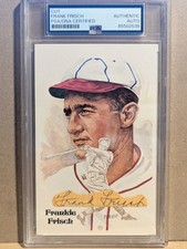 Frankie Frisch PSA DNA Coa Signed Vintage Perez Steele Cut Autograph