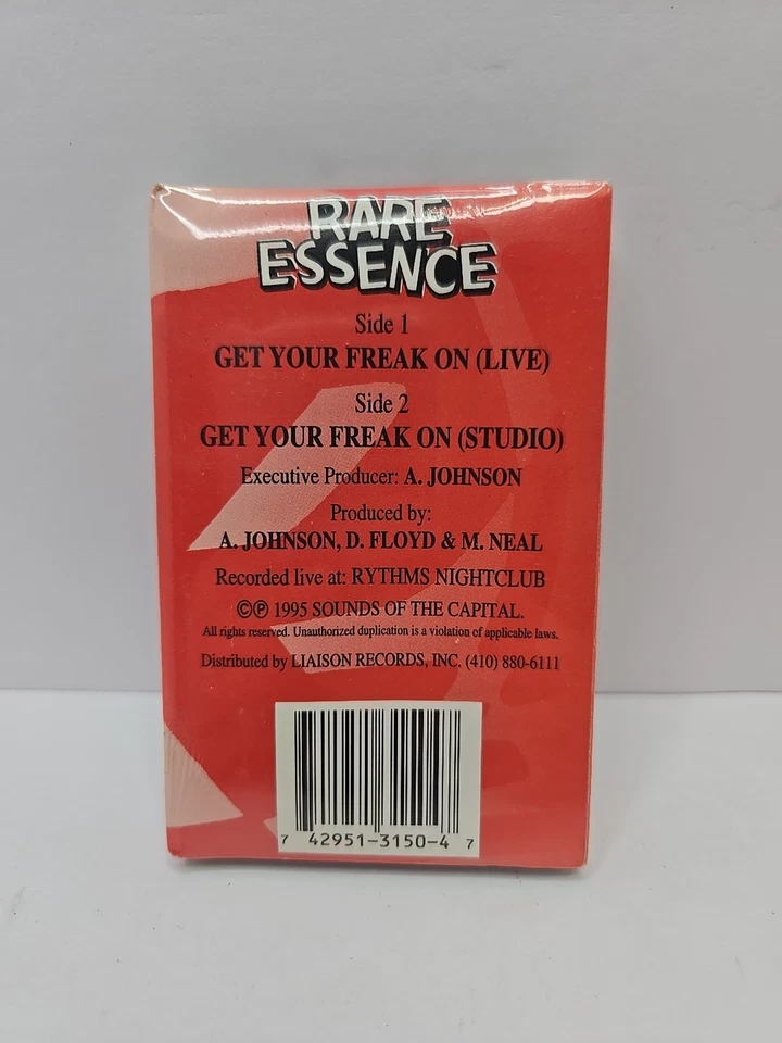 Get Your Freak On by Rare Essence (Cassette, 1995) Promo Single Hip Hop New Rare - Image 2 of 4