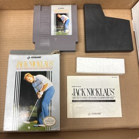 Jack Nicklaus Greatest 18 Holes of Major Championship Golf Nintendo NES COMPLETO