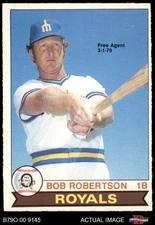 1979 O-Pee-Chee #158 Bob Robertson Free Agent 3-1-79 Royals 5 - EX