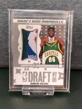 Saer Sene 2006 Topps Big Game NBA Logo Patch 1/1 Rookie Card Draft Day. rookie card picture
