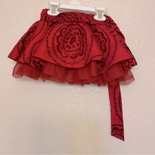 The Childrens Place burgundy red tulle skirt toddler baby girls size 12mo