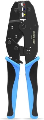 VCELINK GJ707 Crimpzange Kabelschuhzange mit Ratschenfunktion für Isolierte
