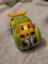 VTech Smart Point Go Go Smart Wheels Racer 1 Green Race Car Rocky Sounds Works