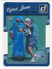 2016 Donruss Cyrus Jones #310 (RC) Proof Black Die Cut 1/1