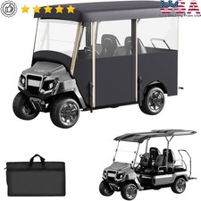 Golf Cart Cover 4 Passengers Extended Roof Club Car EZGO Yamaha Weather Shield