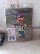Mr. Scarecrow Stuffed Doll Vintage Creative Needlecraft Kit Bucilla 2375