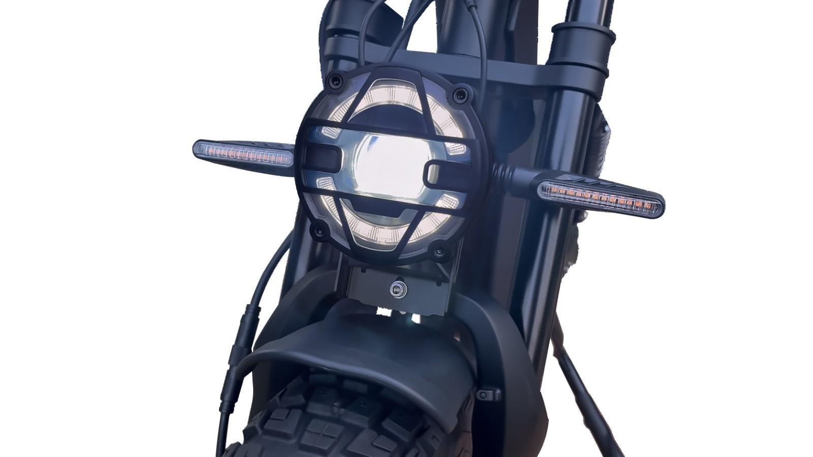 20" Electric Motorbike 6000W Tire 40MPH 60V 43AH Electric Motorcycle E-Dirt Bike