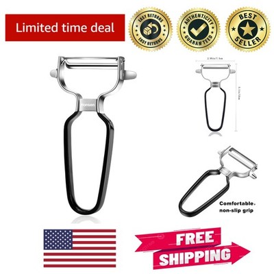 Dual Blade Stainless Steel Peeler with Potato-Eye Remover for Effortless Peeling