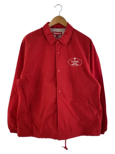 Veste Supreme Autre M Polyester Rouge Occasion
