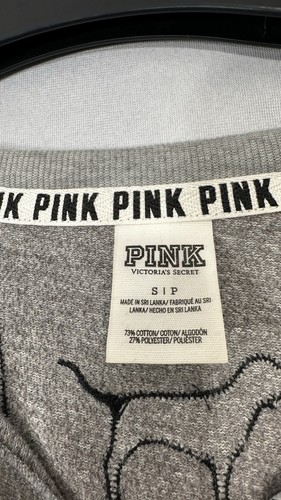 Suéter Victorias Secret Rosa Mujer Talla SP Cordón Cuello en V Rojo Oscuro - Imagen 2 de 11