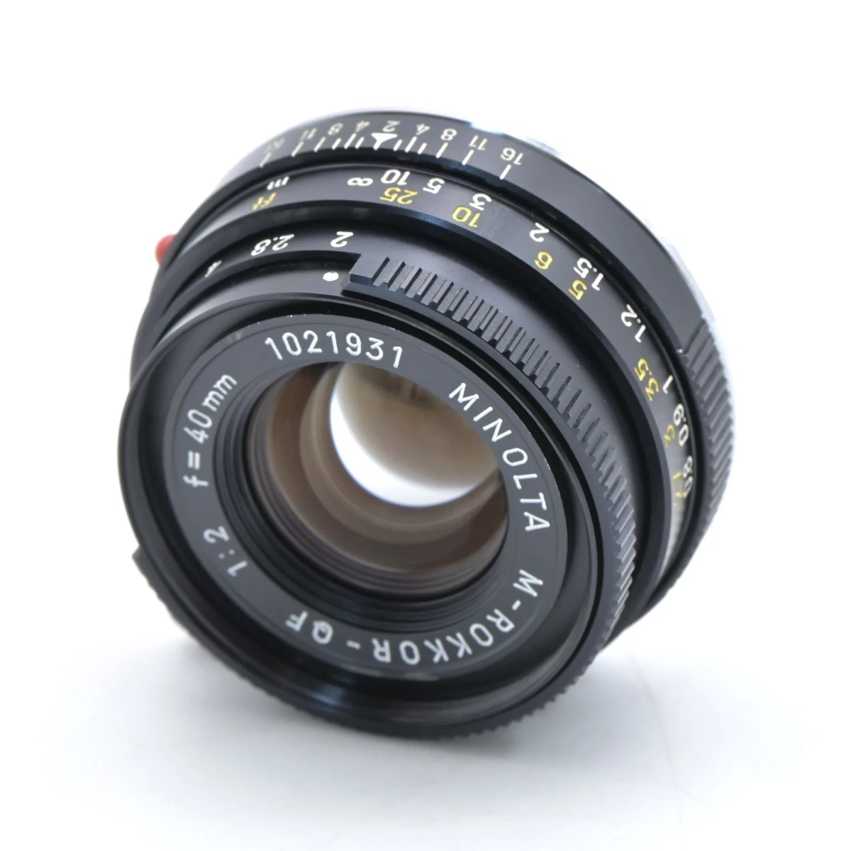 Minolta M Rokkor 40mm F2 for sale - eBay
