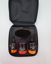 Bath & Body Works BEARD GROOMING KIT 4 Piece with Black Case as Shown