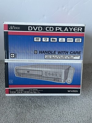 Funai SV2000 WV205 DVD CD Player Combo Progressive Scan With Remote Brand New