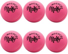 JA-RU Hi-Bounce Pinky Ball 6 Pack Rubber-Handball Bouncy Balls for Kids and...