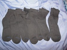 Mens NWOT Black Quarter Socks Size 9-11 6 Pairs