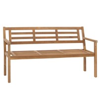 B-Ware Gartenbank MCW-N47, Sitzbank Holzbank, Massiv-Holz Akazie, Ohne Kissen