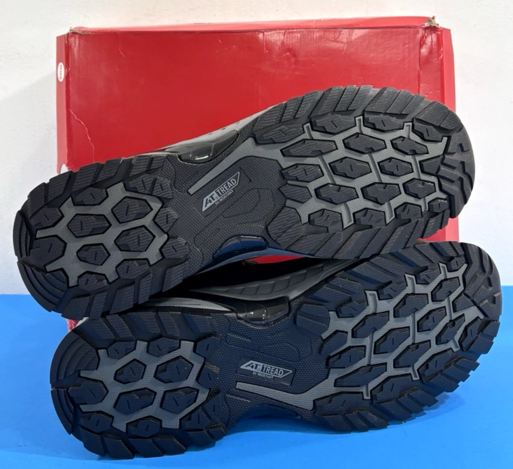 NIB 13 2E NEW BALANCE MENS ALLSITE EH PR WP COMP TOE WORK BOOTS MIDALLS BLACK