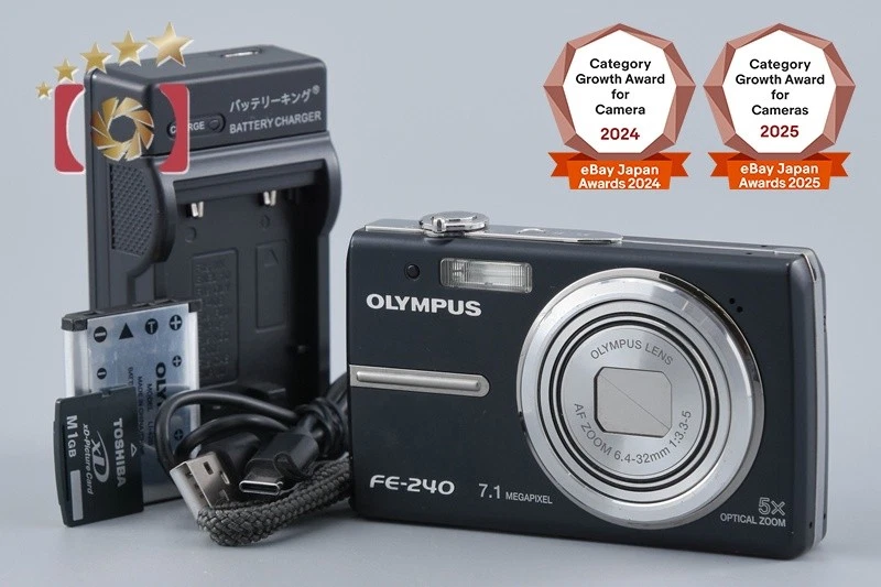 ✨美品✨オリンパス CAMEDIA FE-240 ブラック 充電器付き Olympus FE-240 Digital Cameras for Sale | Shop New & Used Digital