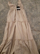Pretty Little Thing Ladies Stone Maxi Dress. Size 4
