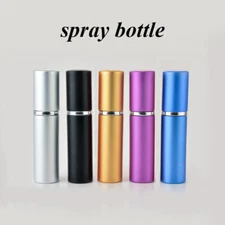 10/5PCS Mini Travel Perfume Atomizer Bottle Portable Spray Pump Case Refillable