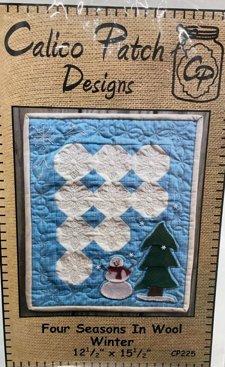 CALICO PATCH DESIGNS CP225 FOUR SEASONS IN WOOL WINTER eBay