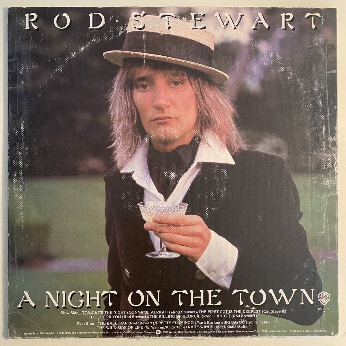 ＬＰ　レコード　ロッド　スチュワート　アルバム Vintage Vinyl 33 1/3 RPM LP Record Album: Rod Stewart; A Night On