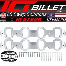 Ford 7.3L Godzilla Intake Manifold Weld Flange Base Plate and Riser Set