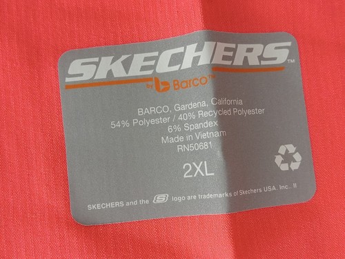 Skechers Barco Womens Scrub Top Coral Stretch 3PKT Reliance Mock Wrap 2XL NWT - Picture 7 of 13