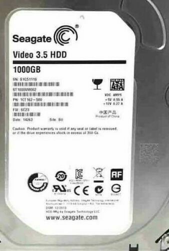 Seagate 01CT162 1-TB 5900RPM 3.0Gbps SATA 3.5" LFF Hard Disk Drive ST1000VM002 - Picture 1 of 1