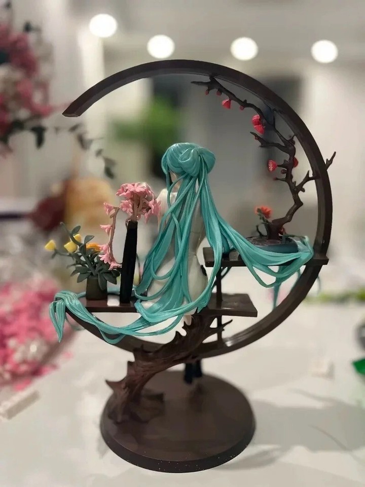 LICHOO Hatsune Miku Shaohua Cheongsam Anime Actiefiguur 25cm Karakter Collectible Model Standbeeld Speelgoed PVC Figuren Desktop Ornamenten Feestelijke Geschenken