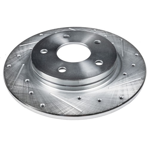 Pair Rear Drilled Disc Brake Rotors for 2013 - 2022 Mazda CX-30 CX-5 MX-30 EV - Picture 6 of 7