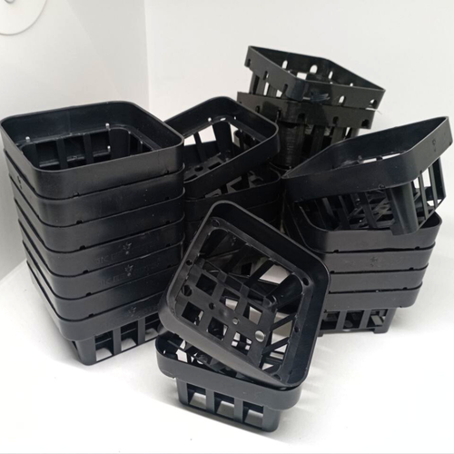 Orchid Vanda Pots Black Plastic Hanging Cups Mesh Net Baskets Home Garden 25 PCs - Picture 3 of 19