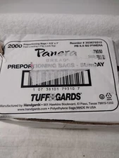 Tuff Gards 2000 Preportioning Bags 6.5" x 7" Panera PB8.5 SU