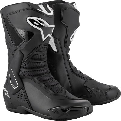 Motorcycle Boots 40 - Alpinestars SMX-6 V3 - Black White