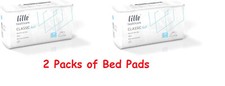 Bed Pad Lille Healthcare Classic Incontinence Pad Super 60 x 90CM 2 Packs of 30