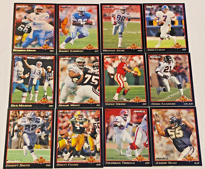 1993 Score Pinnacle Football MEN OF AUTUMN Complete Set of 55 Star Cards