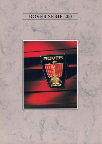 Catalogue Rover 200 Cabriolet 1996 - Brochure Originale UK - Collection Vintage