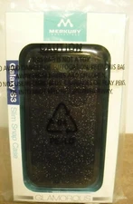 Galaxy S3 Slim Snap Cell Phone Hard Case Glamorous Glitter Black Cover NEW