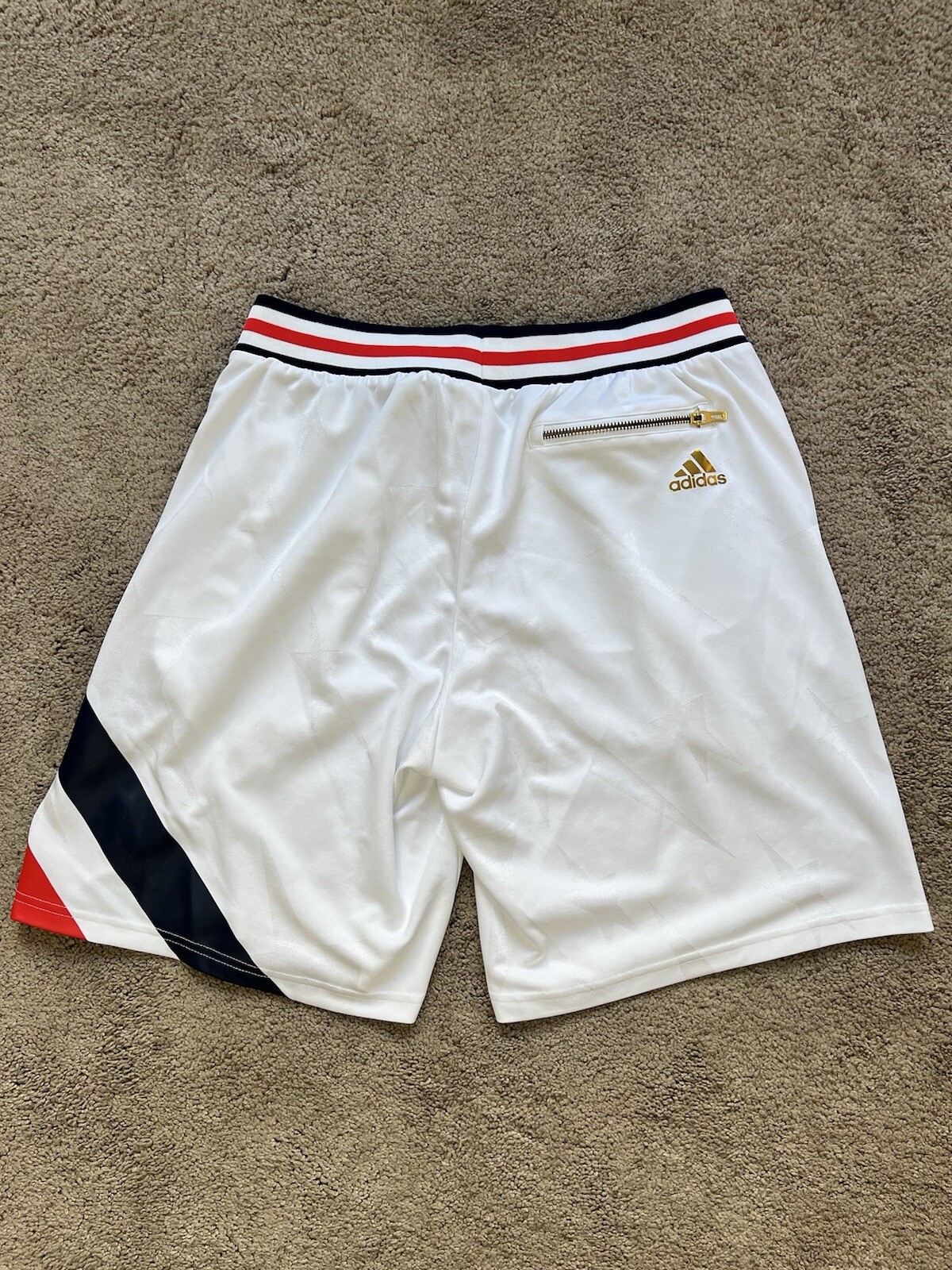 Kith x Adidas Match USA Flamingo Soccer Shorts Men's Size Medium