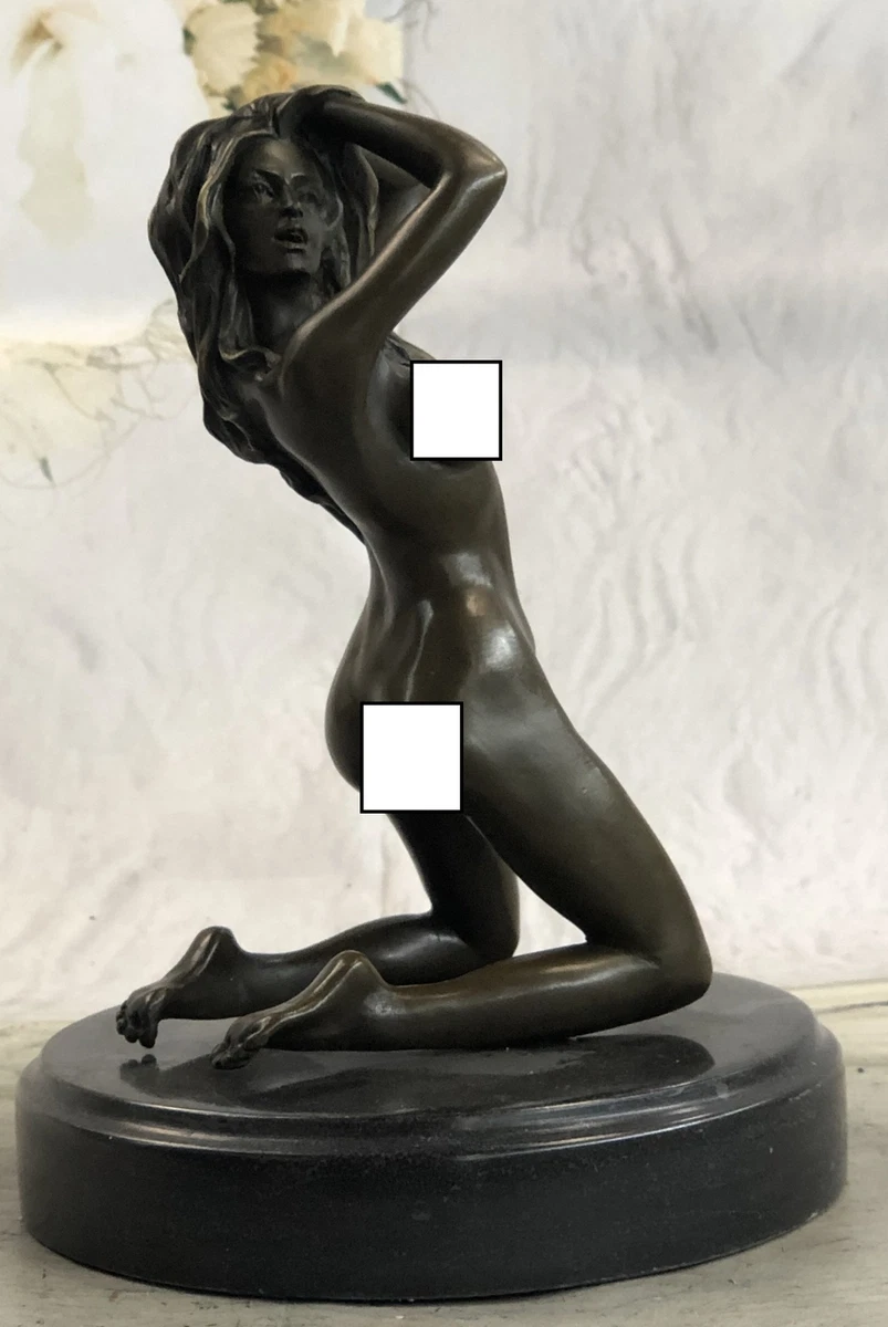Signed Erotic Nude Girl Hot Cast Bronze Collector Edition Statue Sculpture  Sale | eBay
