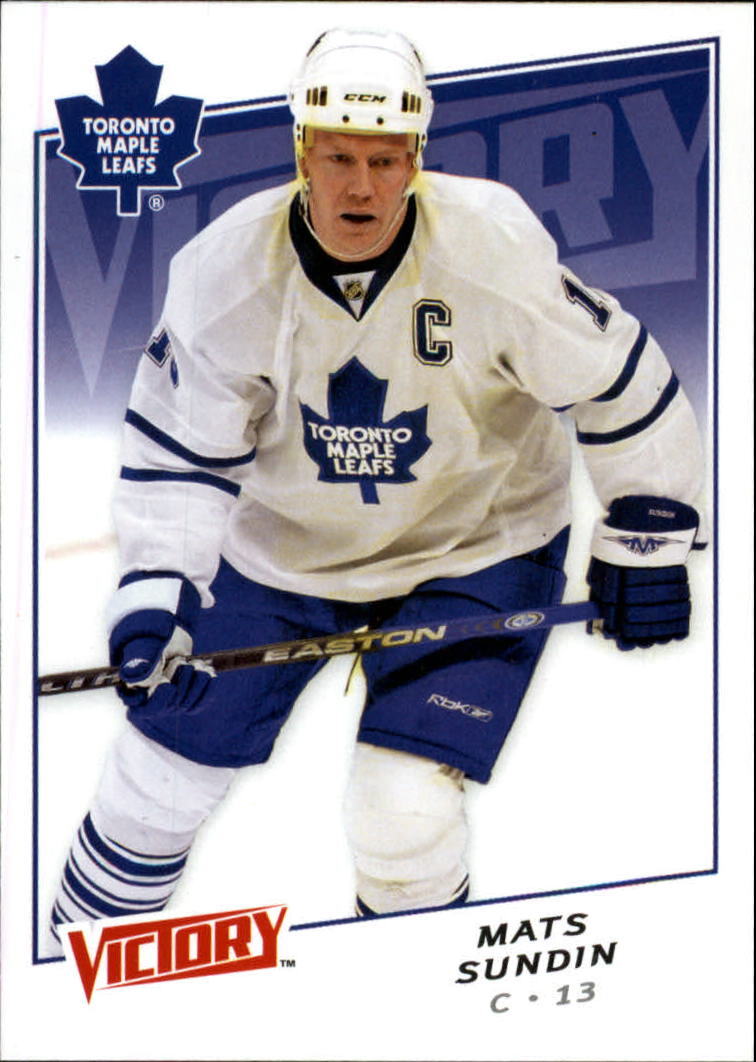 200809 Upper Deck Victory Maple Leafs Hockey Card 14 Mats Sundin eBay