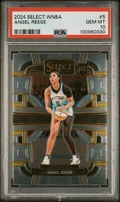 Graded 2024 Panini Select WNBA Angel Reese #5 Rookie RC Basketball Card PSA 10