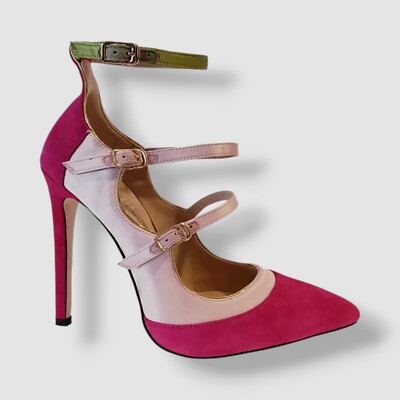 Things II Come Women's Pink Jackiee Luxurious Heels Shoe Size 6.5M