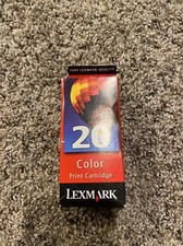 Lexmark 20 Color Print Cartridge Ink Genuine Factory Sealed New